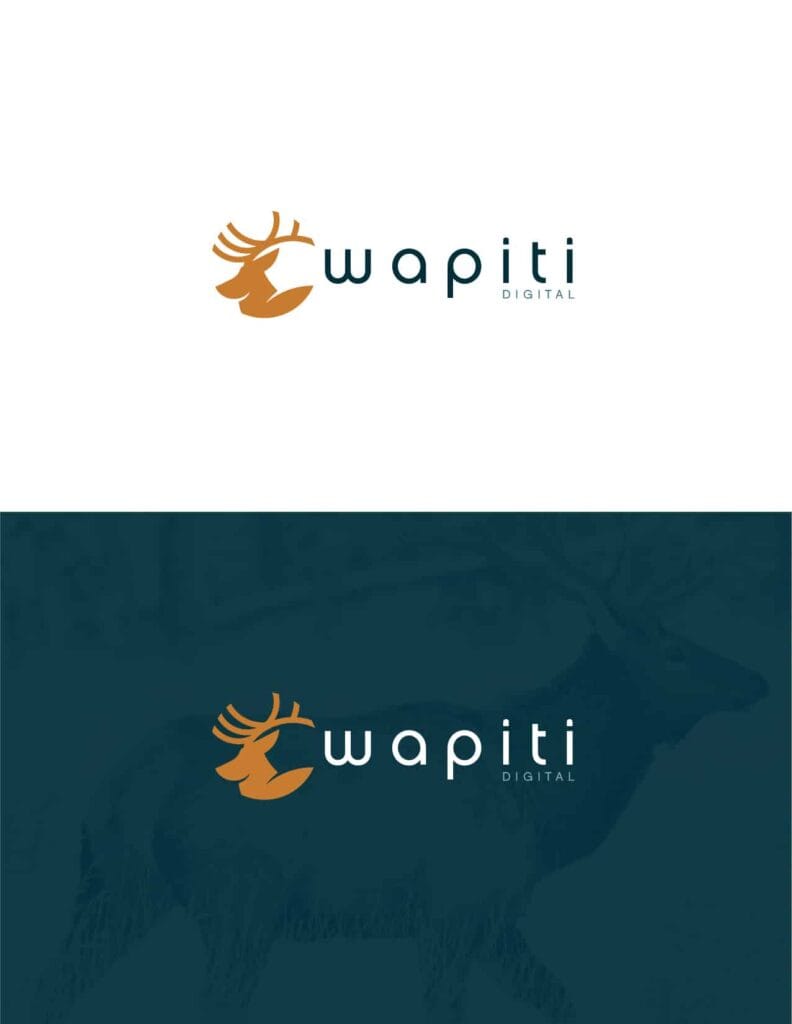 wapiti logo 03 thinner font