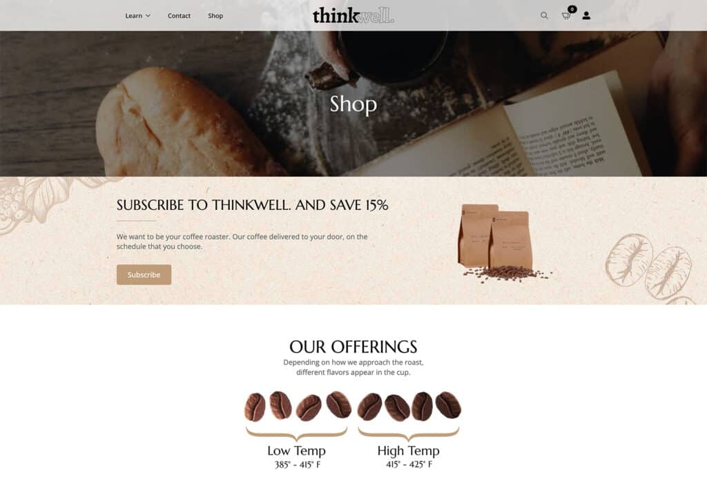 4 Ways to Build Customer Loyalty 1 Fresh baked bread and a cup of coffee on a rustic wooden table, with open book in the background. Perfect for bakery, cafe, or coffee shop websites.